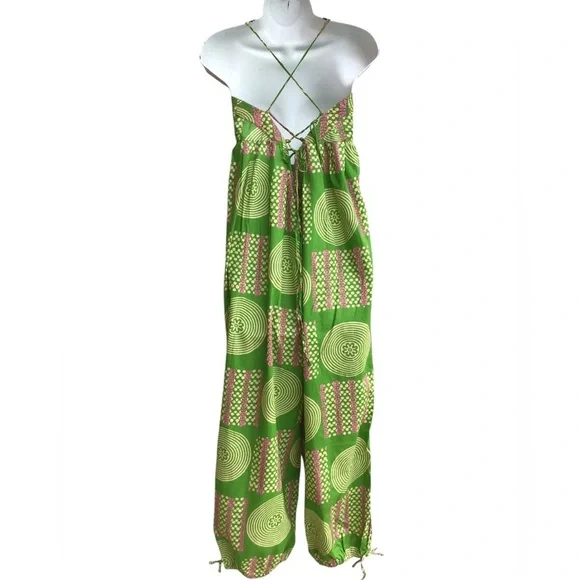 Urban Outfitters Mabel Strappy Back Jumpsuit Relaxed Sweetheart Neckline… - Picture 4 of 10